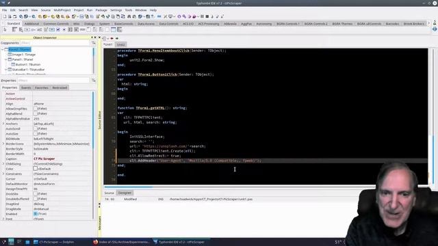 How to Make a web scraper Pascal Lazarus Tutorial Pt3 - HTTPClient Requests GET HTML смотреть онлайн