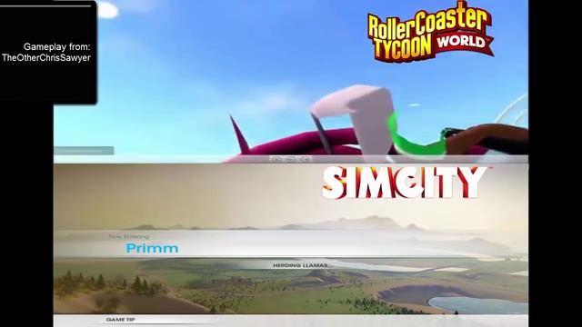 Planet Coaster and Cities Skylines VS RCTW and Sim City смотреть онлайн