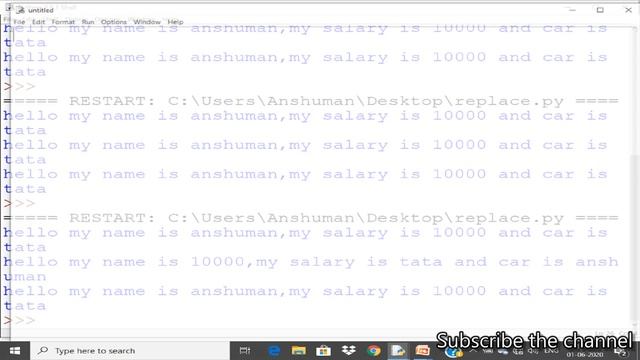 Python input output Statements 4 смотреть онлайн