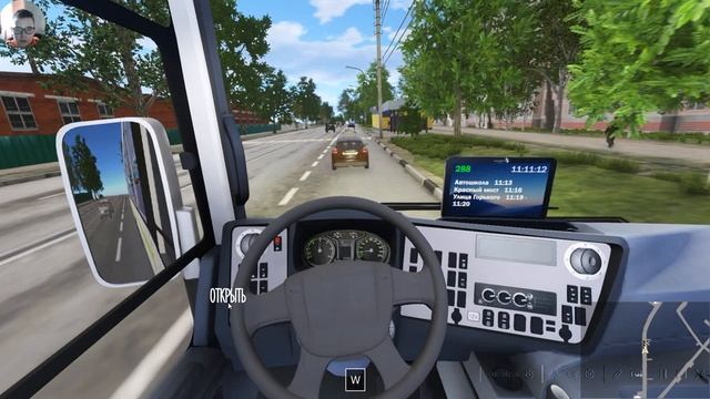 Паз вектор некст маршрут №3 Автостанция вокзал Bus driver simulator 2019 смотреть онлайн