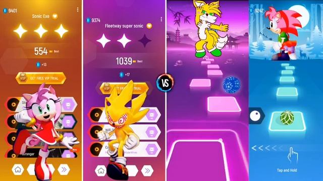 Sonic Exe _ Fleetway Super Sonic _ Rouge Exe _ Amy Sonic _][#tileshopgaming#trendingvideo#LetsplayG