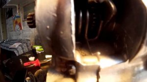 Установка пружины кикстартера двигателя V-50