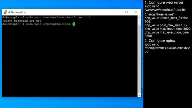 How to upload big files to Nextcloud смотреть онлайн