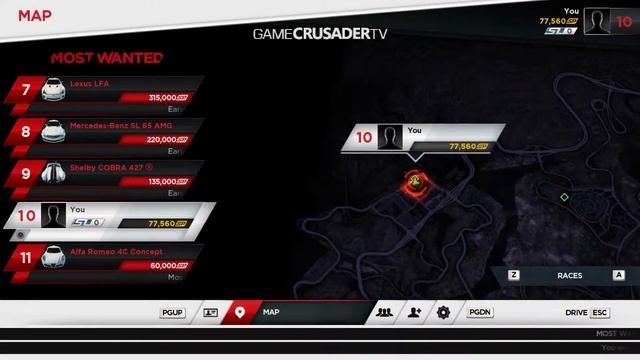 NFS Most Wanted 2012 - Ford GT location 2 смотреть онлайн