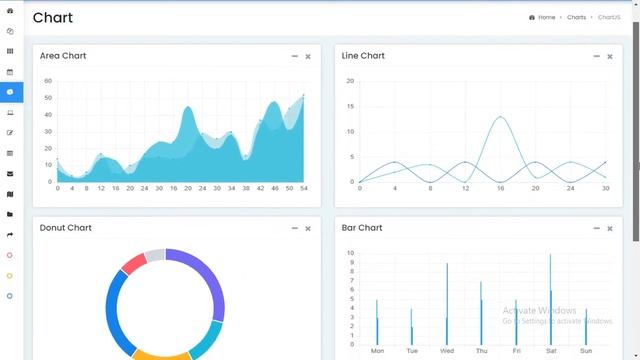 Bootstrap Admin Dashboard Template - Minimal Pro смотреть онлайн