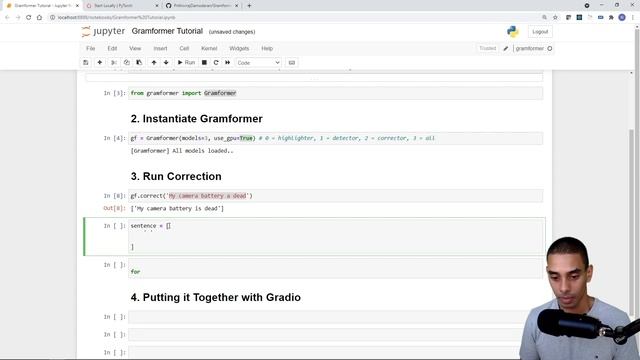 Build a Grammar Correction Python App with Gramformer and Gradio смотреть онлайн