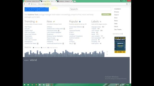 สอนดาวน์โหลดและติดตั้ง Sublime Text 3 Step by Step, Installation sublime text 3 & Packet Control смотреть онлайн