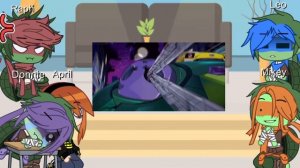 Tmnt [2012] React to Rottmnt [TikToks+Amv](Gacha Club/Part 1/Inspired/Mikey,Donnie,Raph,Leo,April)