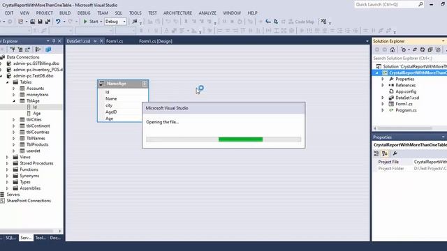 C# Crystal Reports With Multiple Tables Using Dataset in CSharp смотреть онлайн