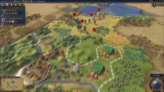 Борьба с Варварами в Civilization 6 смотреть онлайн
