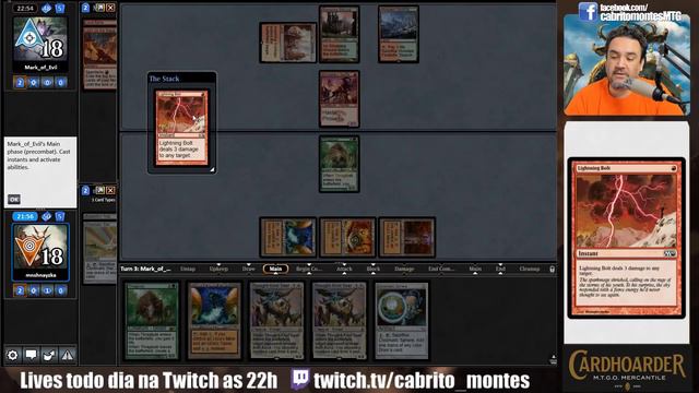 MonoG Tron X Boros Burn (modern league - round #3) смотреть онлайн