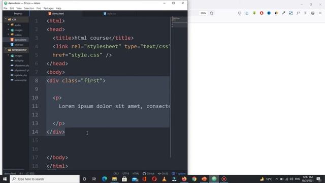 CSS Tutorial 08- CSS Margin Properties CSS Margin Tutorial смотреть онлайн