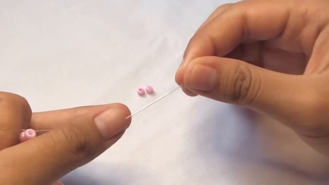 How To Make Flower Beaded Ring//cara Membuat Cincin Manik Bunga