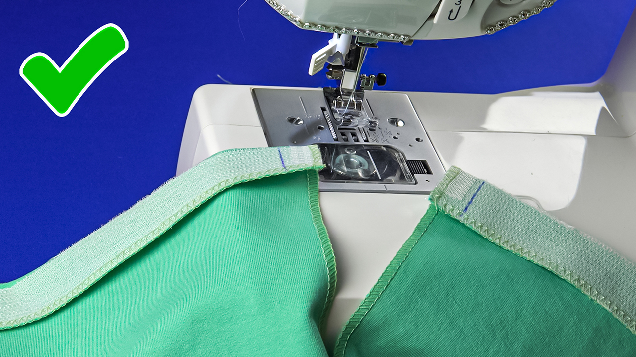 Очень важные и простые советы для начинающих шить. Обработка разреза на трикотаже. смотреть онлайн