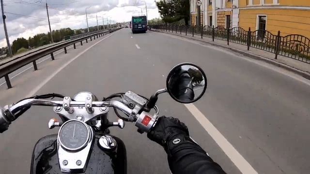 Пенсия на мотоцикле honda shadow смотреть онлайн