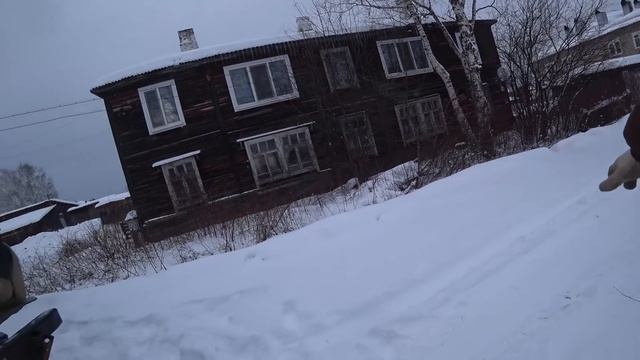 Расчистка снега после метели УАЗом. Развернул палатку. Беглый обзор. смотреть онлайн