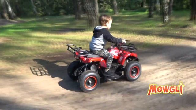 Mini-E красный паук/ автомат + задний ход смотреть онлайн