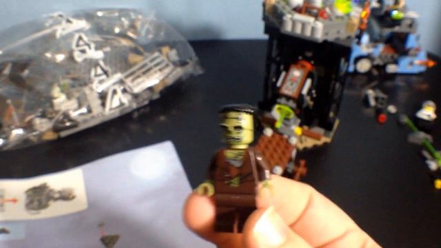 Lego Monster Fighters Set 9466 The Crazy Scientist & His Monster Review смотреть онлайн