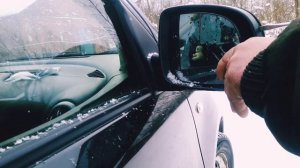 Разбил зеркало? Не беда замена  и обзор на автомобиле Nissan енот)))