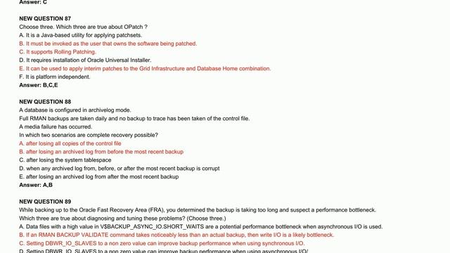 [Aug, 2022] Actual4test 1Z0-083 PDF Dumps and 1Z0-083 Exam Questions (82-97) смотреть онлайн