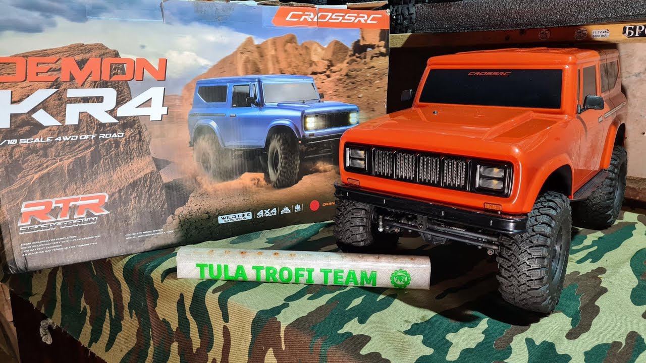 CROSSRC KR4 DEMON, новая модель на распаковке. #minireview