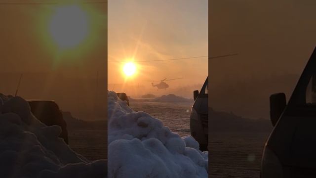 Посадка МИ8 Питер, Парнас