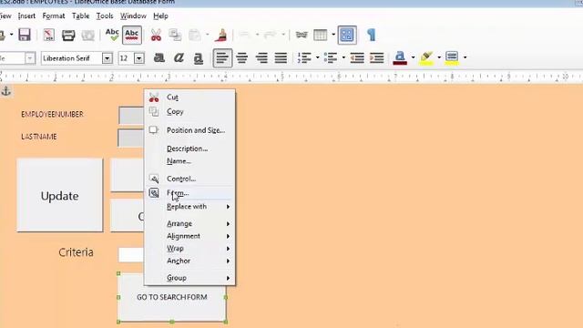 MySQL LIbre Office Base Lookup Search Form Visual Basic SQL Access2Base Application смотреть онлайн