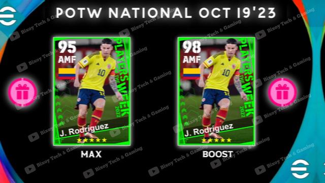 Upcoming Thursday New POTW: National Oct 19 '23 In eFootball 2024 Mobile | Players & Boosted Rating смотреть онлайн