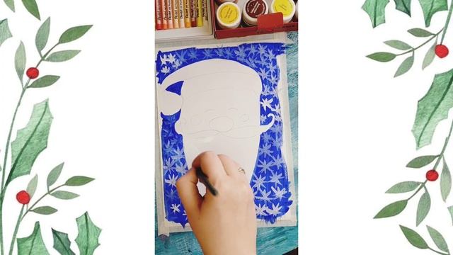 Как нарисовать Санта Клауса? смотреть онлайн