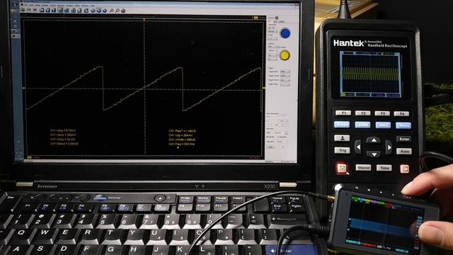 Hantek 2D42 @ 5-20 kHz saw смотреть онлайн