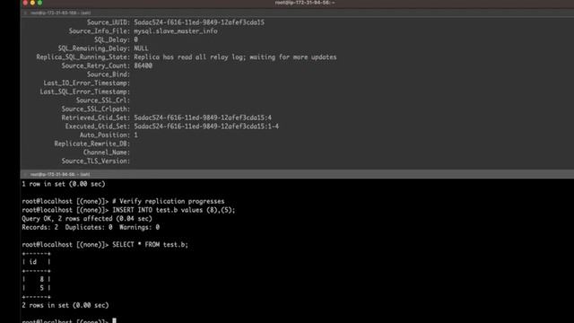MySQL Replication, GTID, SSL Encryption смотреть онлайн