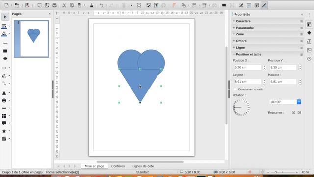 Exercice Trèfle Libre Office Draw