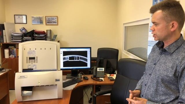 Сканирование пленки с помощью VIDAR NDT PRO оцифровщик рентгеновских снимков