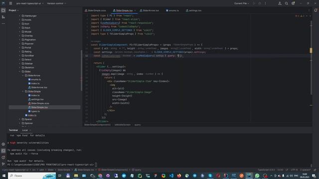 React JS Typescript slick simple slider смотреть онлайн