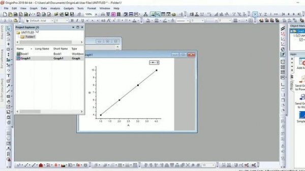 How to appear project explorer in the Origin Software? - 1 min.