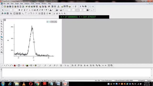 How to calculate the full width half maximum(FWHM) manually|for beginner смотреть онлайн