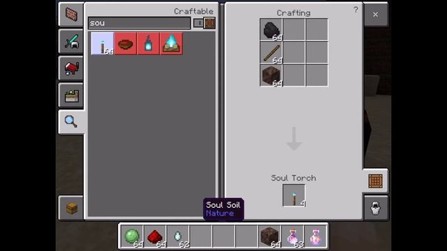 (How to make a soul fire torch) in Minecraft смотреть онлайн