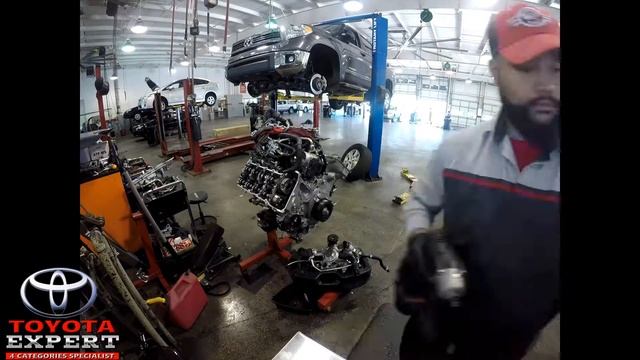 Rebuild Top to Front End Engine - Toyota Tundra 2016 V8 5.7L смотреть онлайн