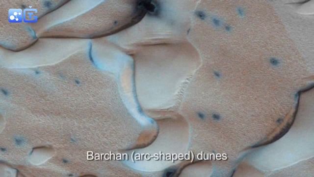 Марс сухой лед и дюны на планете NASA по русски - Полюс холода смотреть онлайн