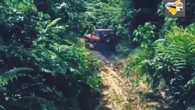 4WD Action Brunei Nissan Patrol uphill rush! смотреть онлайн