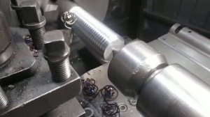 Нарезка левой резьбы М48 на станке 1К62