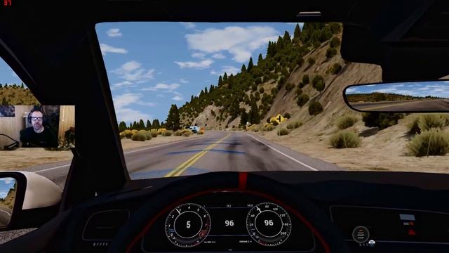 BeamNG Drive 01 - Spazierfahrt mit dem Golf VII смотреть онлайн