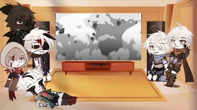 Sans au's react to Error and Classic's fight training /should i release the full fight video :/ смотреть онлайн