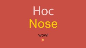 Нос по-английски