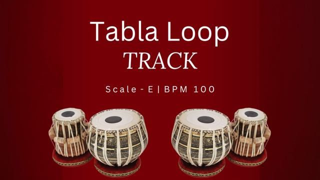 Tabla Loop Track E 100 BPM | Tabla Rhythm Loop For Riyaz & Practice смотреть онлайн