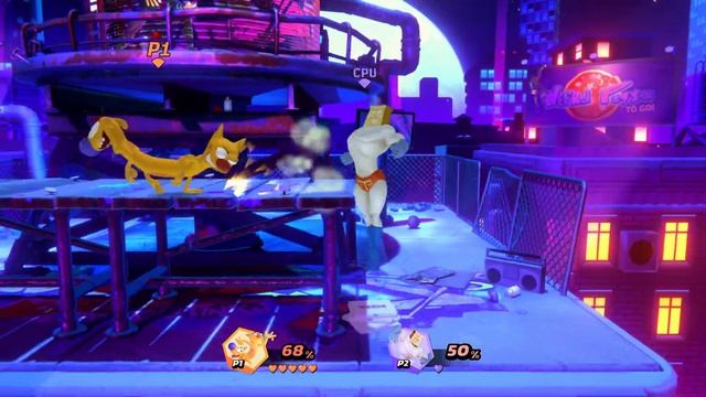 БИТВА всех ЗВЁЗД Nickelodeon All-Star Brawl Первые зарубы и Первые впечатления! смотреть онлайн