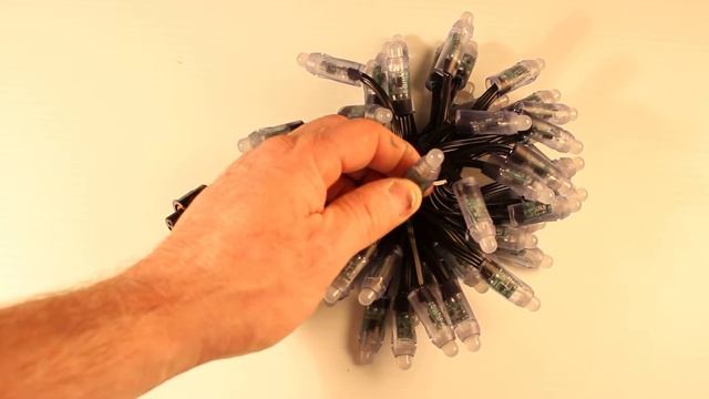 Smart / Pixel RGB LED Node 8mm/12mm / 12v / 2811 / 50 Node String / 3" Spacing / Waterproof смотреть онлайн