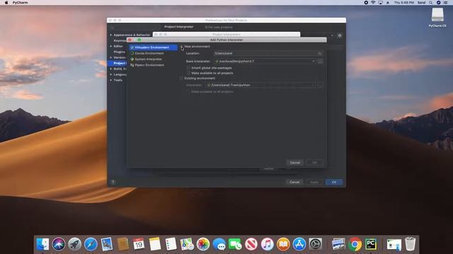Pycharm Download And Set Up (Mac OS)