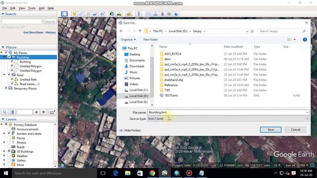 How to Digitized Polygon & Poly line from Google Earth Pro || kml & kmz file to Shape file Convert смотреть онлайн