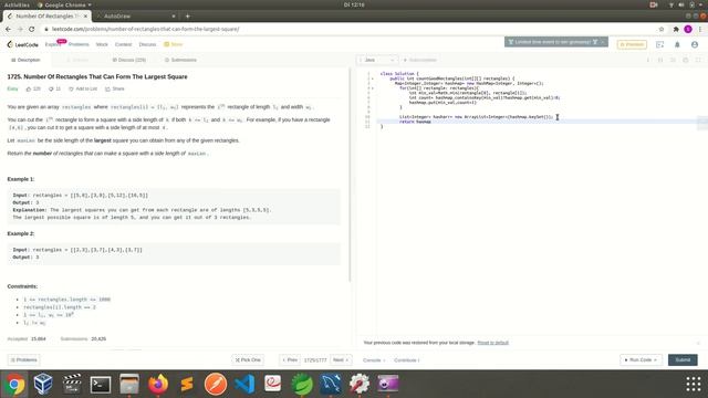 1725. Number Of Rectangles That Can Form The Largest Square|LeetCode | Python | Java | English смотреть онлайн